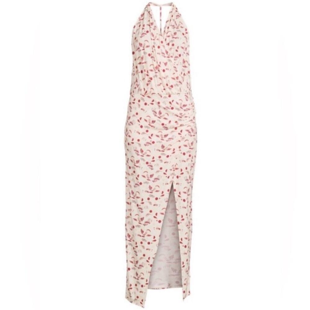 Free People Daria Graphic Maxi Dress in Ivory Combo Size L - Picture 2 of 9